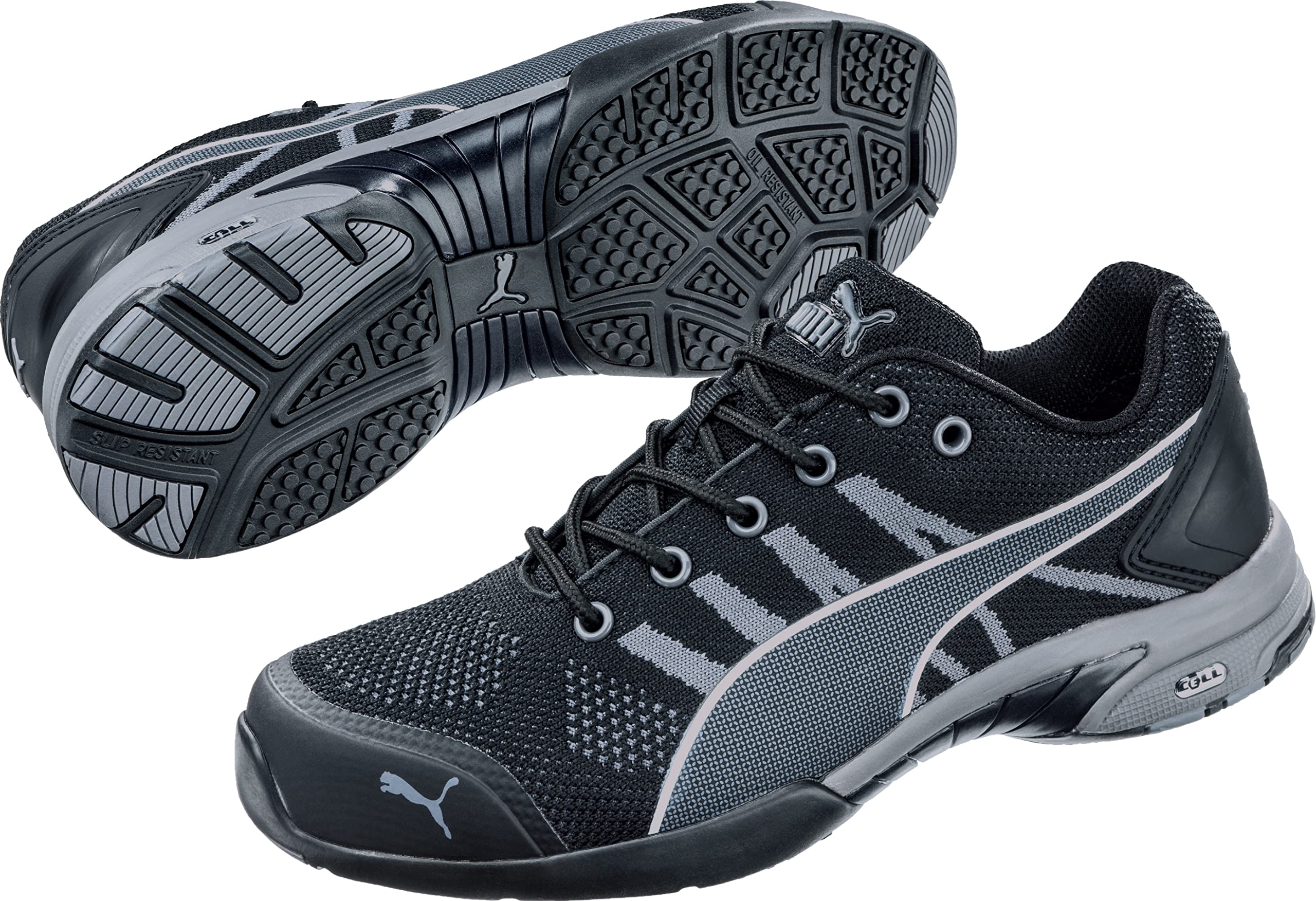 PUMA Safety Celerity Knit SD Work Shoes - Slip Resistant & Breathable for Construction, Warehouse & Industrial Workers