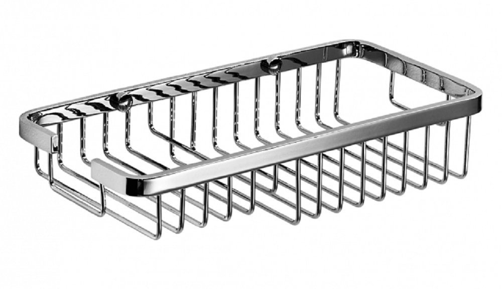 Silver Soap Dish 29 x 14 x 6 cm - Elegant Bathroom Organizer for Sink Countertop, Shower, or Bathtub