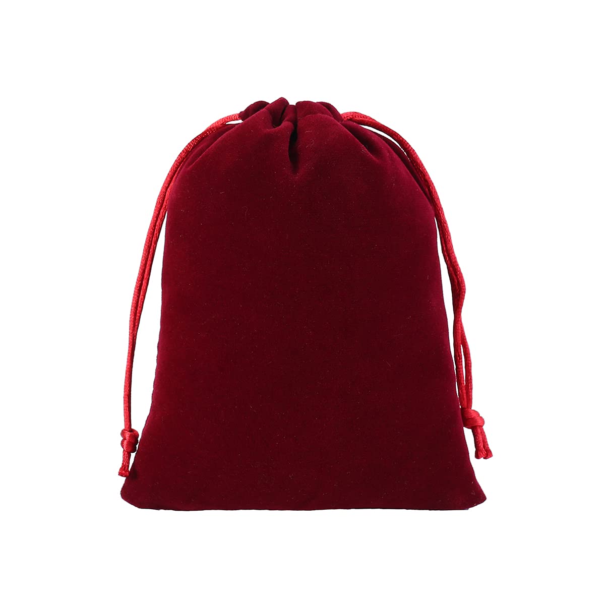 50Pcs Velvet Jewelry Drawstring Bags - 4.0x4.8 Inch Luxury Gift Pouches for Wedding Favors, Party Favors, Christmas Candy & Jewelry Storage - Perfect for Bridesmaid Gifts, Holiday Treats & Small Item Organization