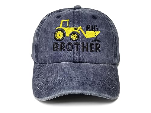 Big Brother & Yellow Excavator (Navy Blue)