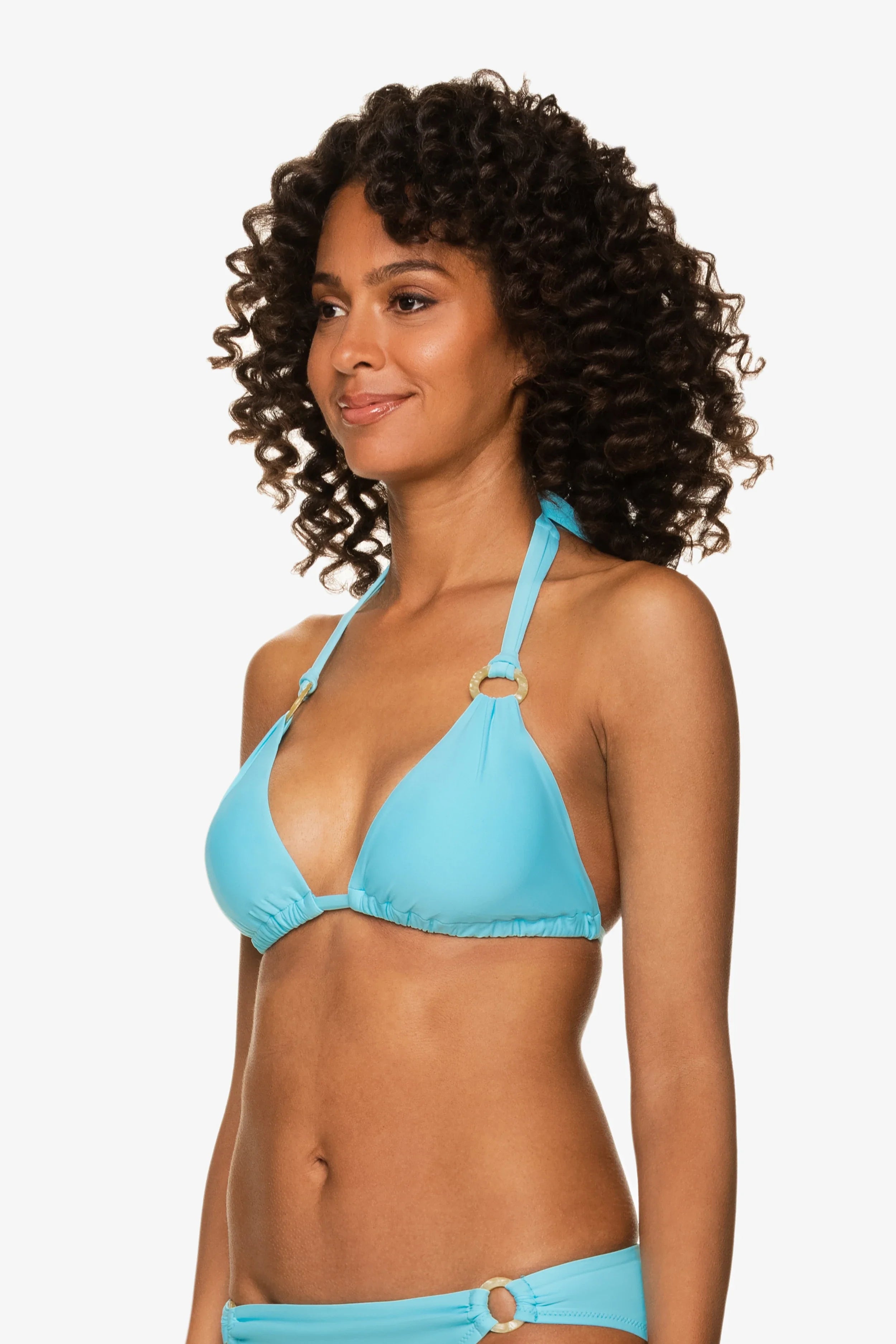 Sky Blue Ring String Bra - Sexy Lace Bralette for Women | Perfect for Date Night & Special Occasions