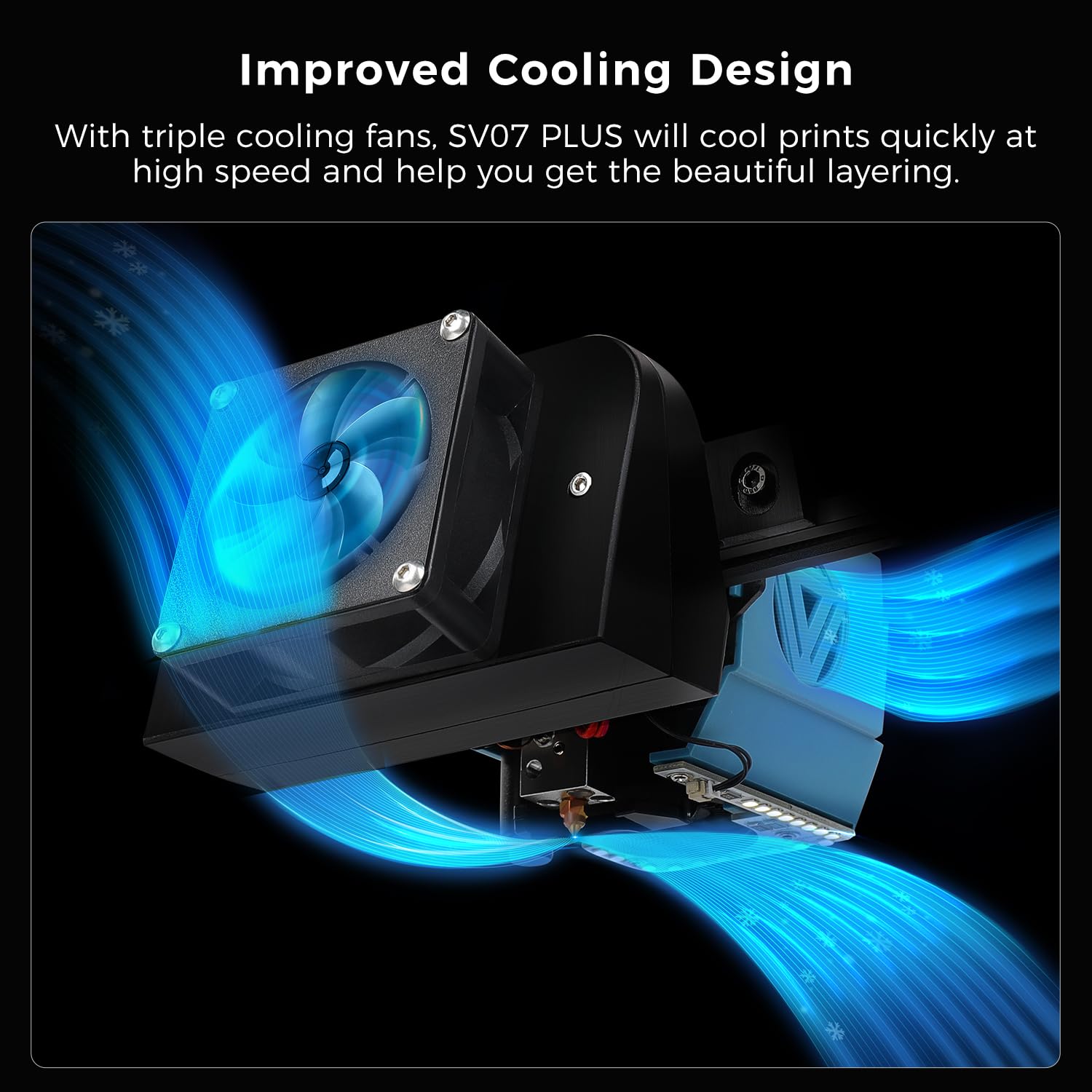 Sovol SV07 Plus 3D Printer with Klipper Firmware - 500mm/s Max Speed, 300℃ High Temp, 600W PSU, 420W Heated Bed, 5