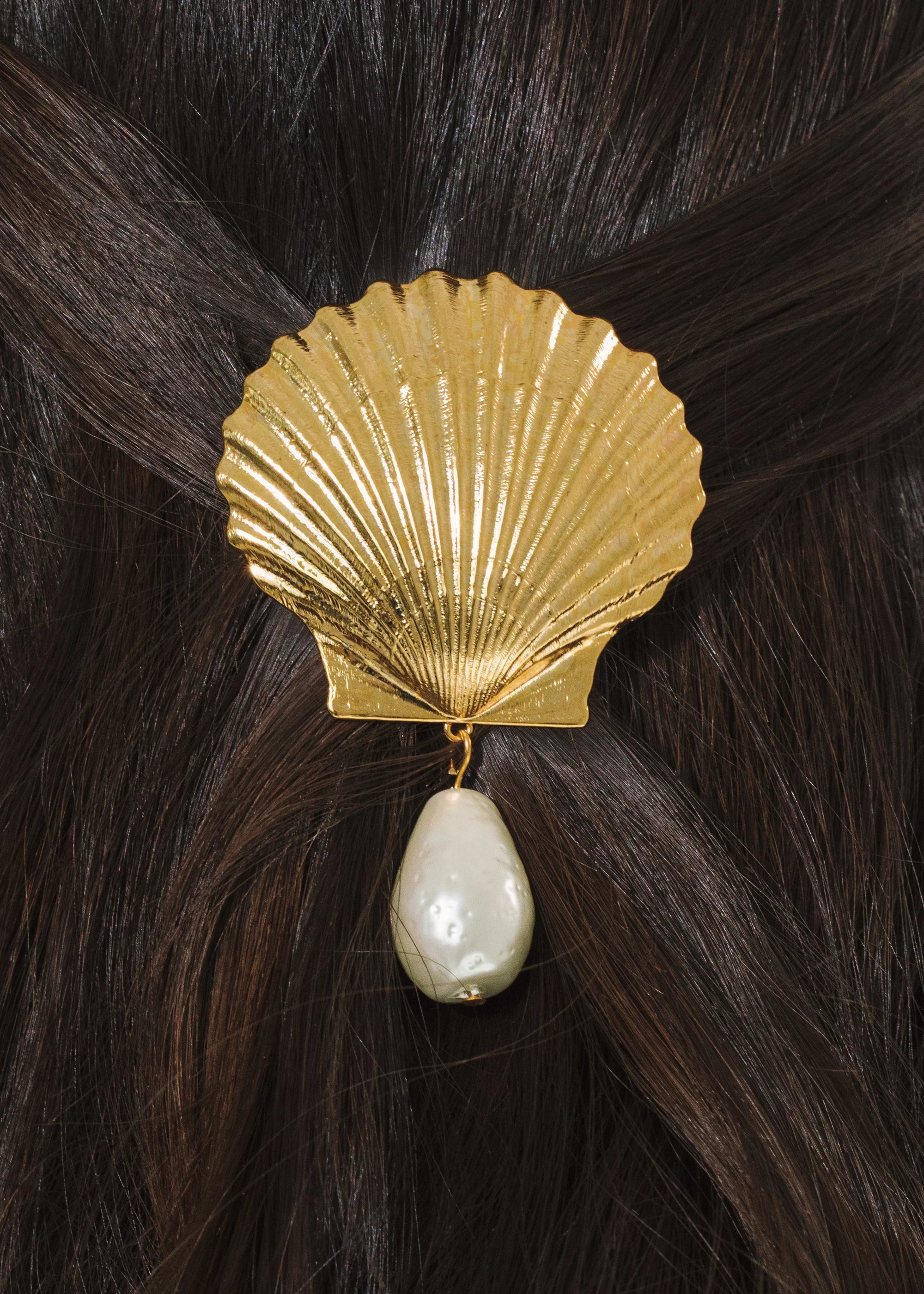 Maelyn Barrette Gold Hair Clip - Elegant Gold-Tone Barrettes for Women & Girls - Perfect for Weddings, Parties & Everyday Styling