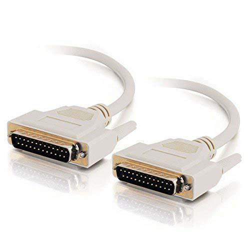 DB25 Male to Male Extension Cable 25-Pin 6 Feet for Printers, Scanners & Serial Devices - Reliable Data Transfer Solution