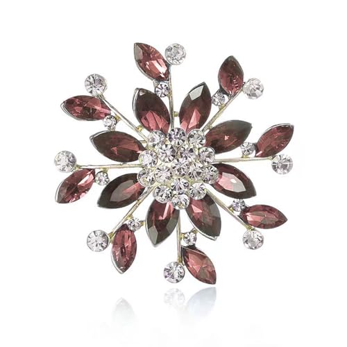 Snowflake Wine Red