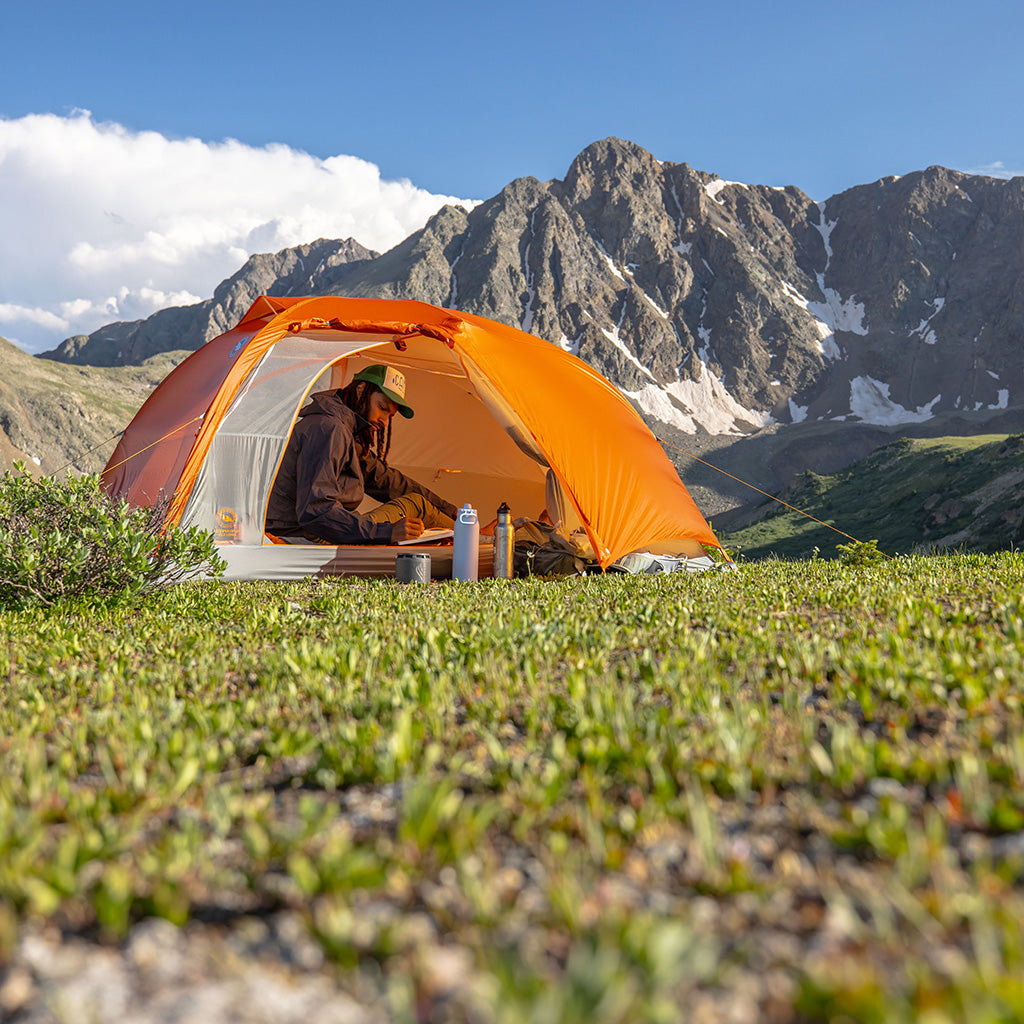 Big Agnes Copper Spur UL5 Ultralight Backpacking Tent - 3-Season, Lichen Green - Perfect for Camping, Hiking & Outdoor Adventures