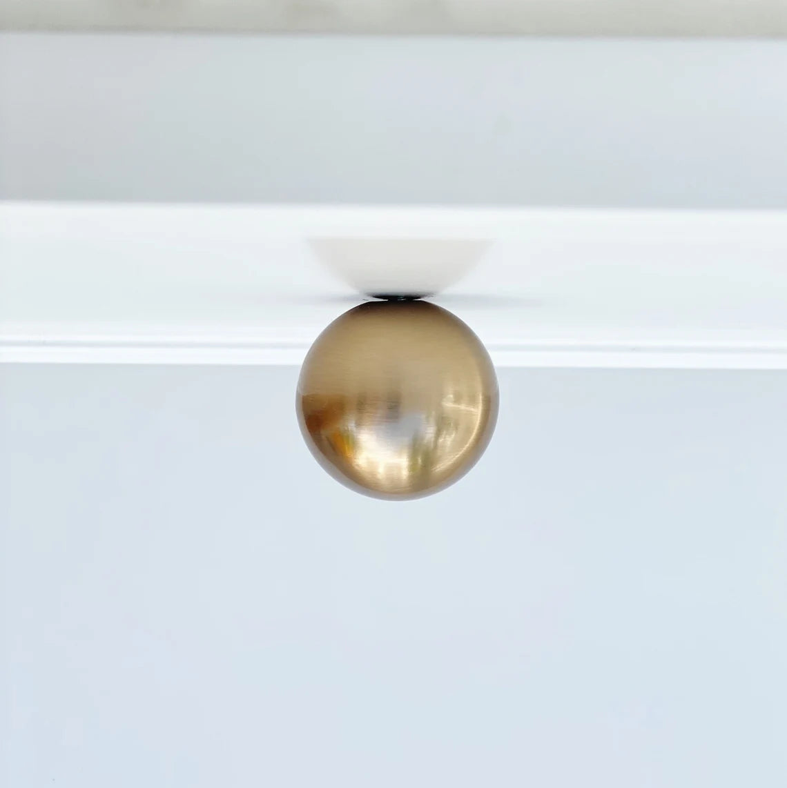Elegant Champagne Bronze 'Kira' Large Ball Knob and Cup Pull - Premium Cabinet Hardware for Kitchen Cabinets, Dressers & Furniture Drawers