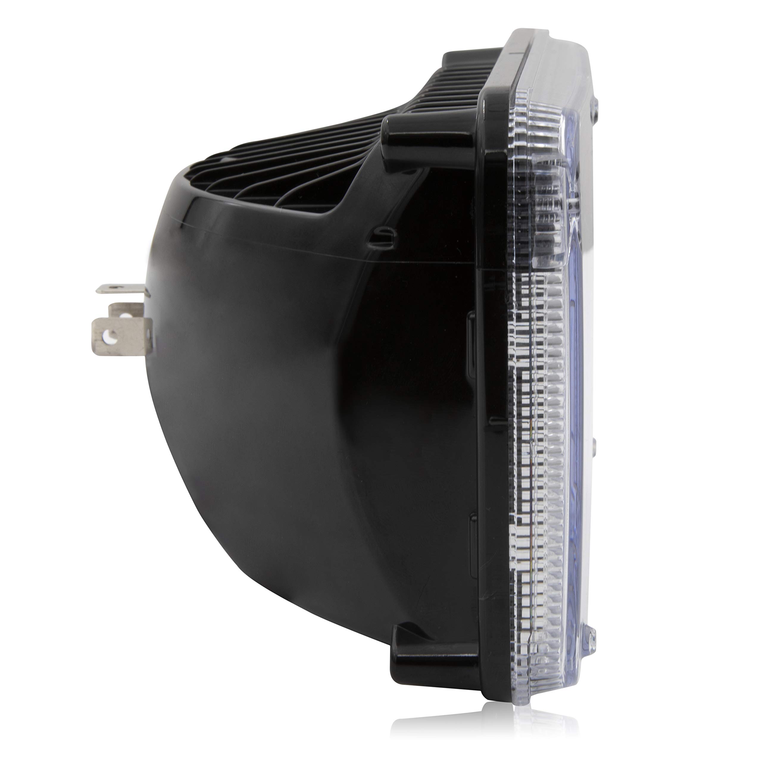 Maxxima 4X6 LED Headlight Low Beam with MaxxHeat Heated Lens - High-Performance Replacement for Trucks & SUVs - Fog & Winter Driving Upgrade