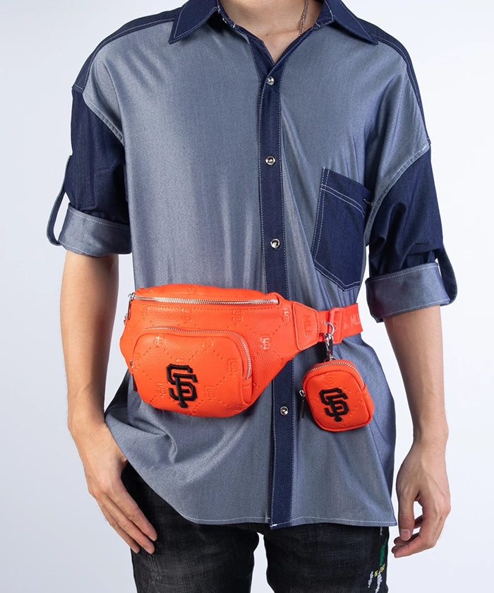 MLB San Francisco Giants Fanny Pack Waist Bag - Adjustable Belt for Men Women - Perfect for Sports, Hiking, Travel & Concerts