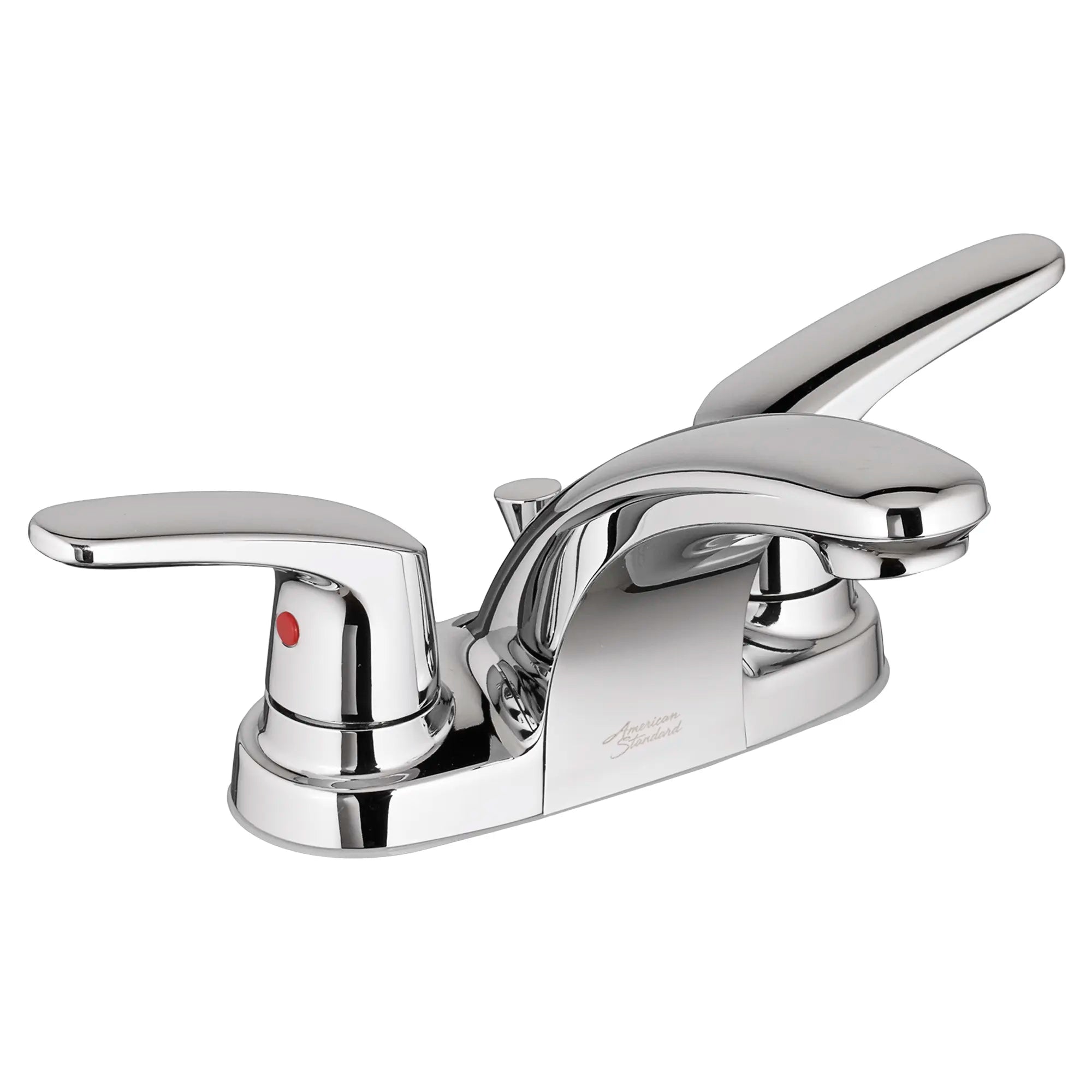 Colony PRO 4 Inch Centerset 2 Handle Bathroom Faucet - 1.0 GPM Low Flow Water Saving Design with Lever Handles - Perfect for Small Bathrooms, Powder Rooms & Guest Baths