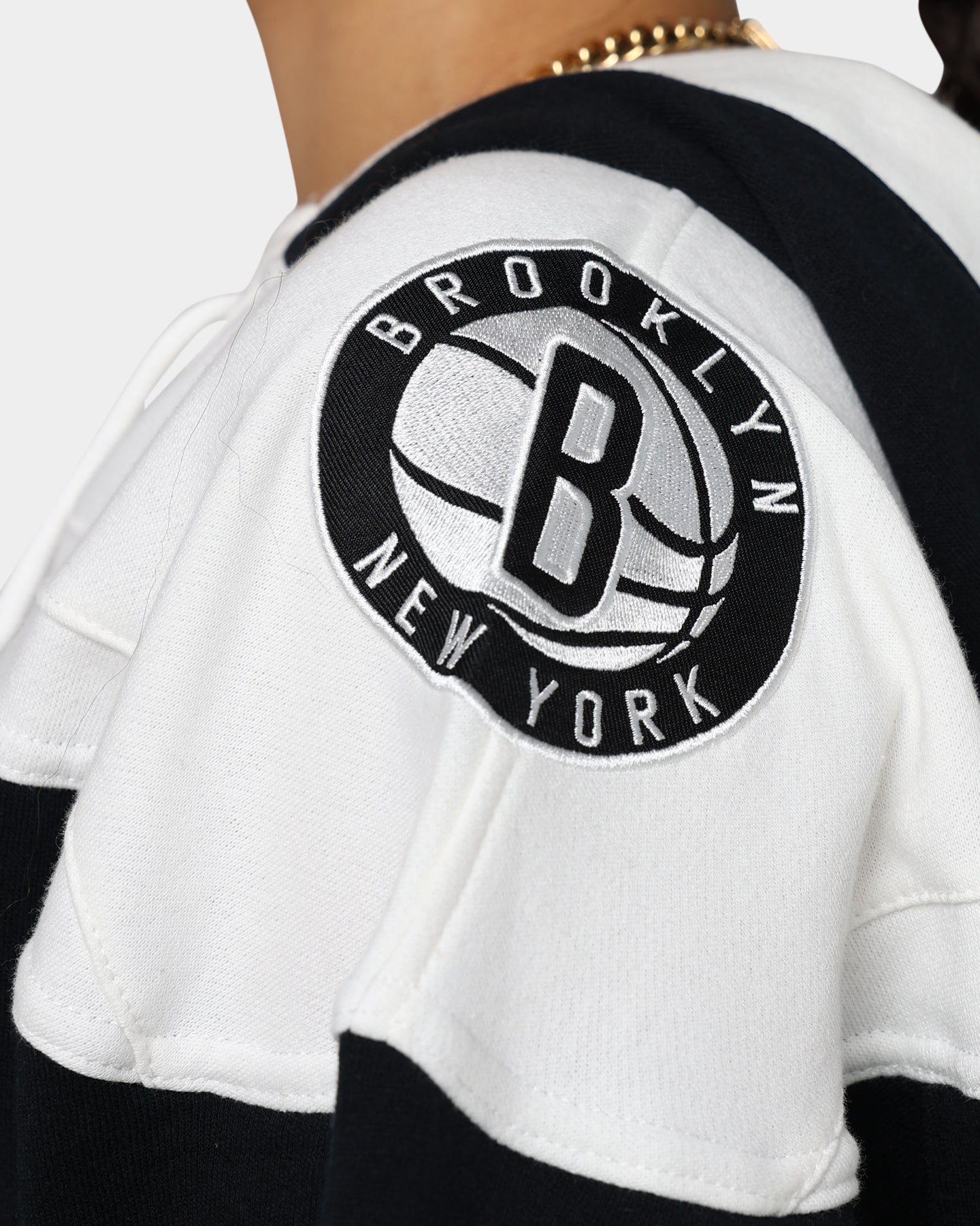 47 Brand Brooklyn Nets Superior Lacer Hoodie - Jet Black NBA Basketball Fan Apparel for Men & Women - Perfect for Game Day, Streetwear & Casual Outfits