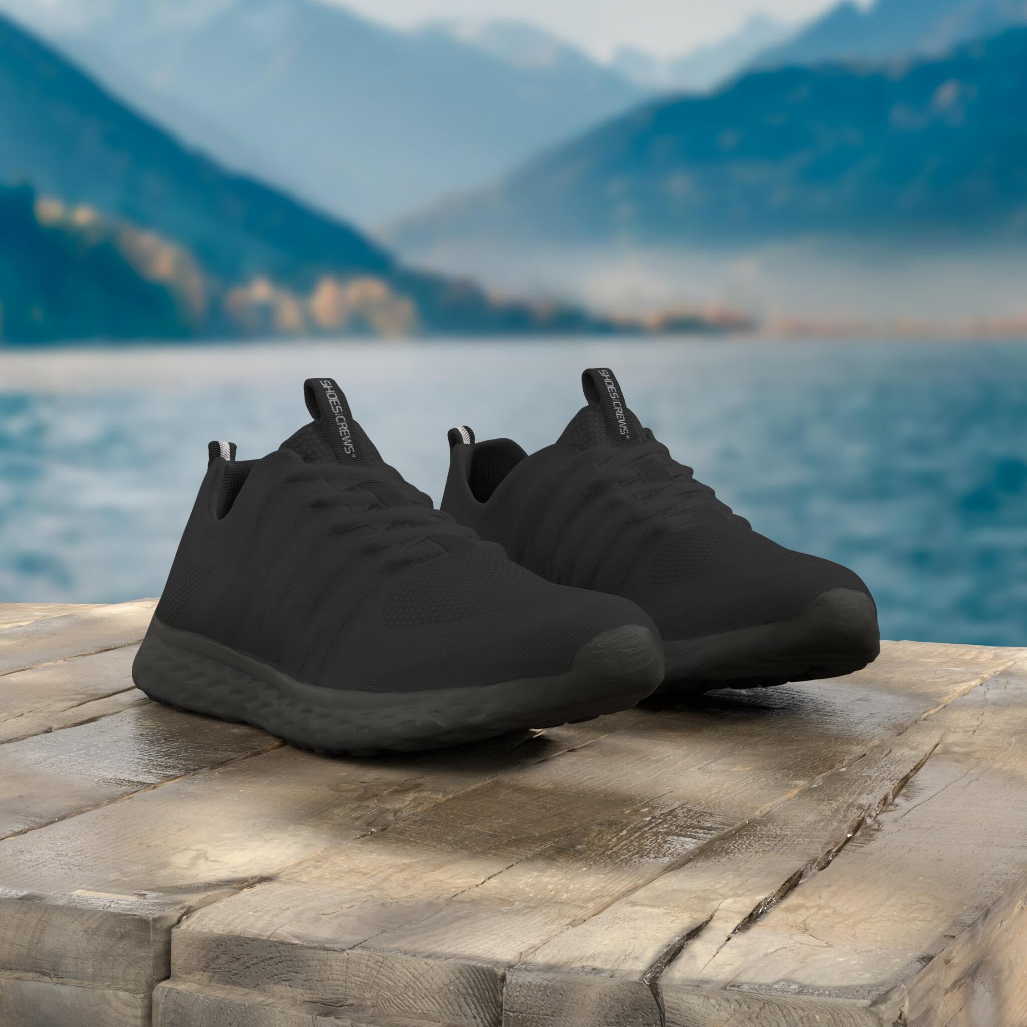 Everlight Women's Non-Slip Work Shoes - Slip Resistant Sneakers for Walking, Water Resistant - Ideal for Food Service, Nursing & Healthcare Professionals