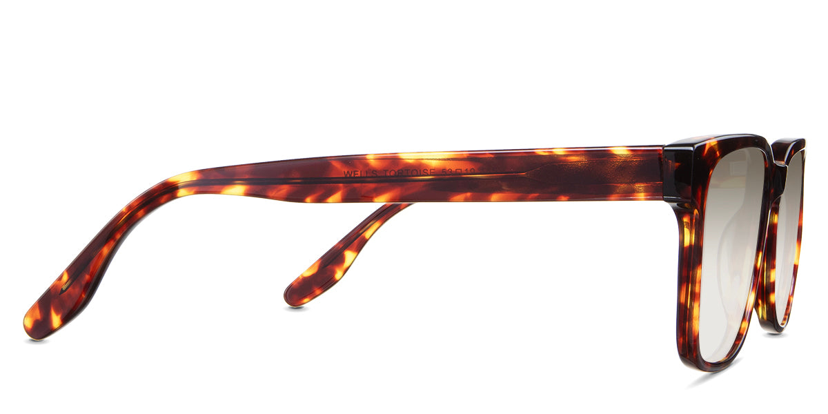 Wells Men's Prescription Tinted Glasses - UV Protection & Blue Light Blocking for Driving, Reading & Outdoor Activities