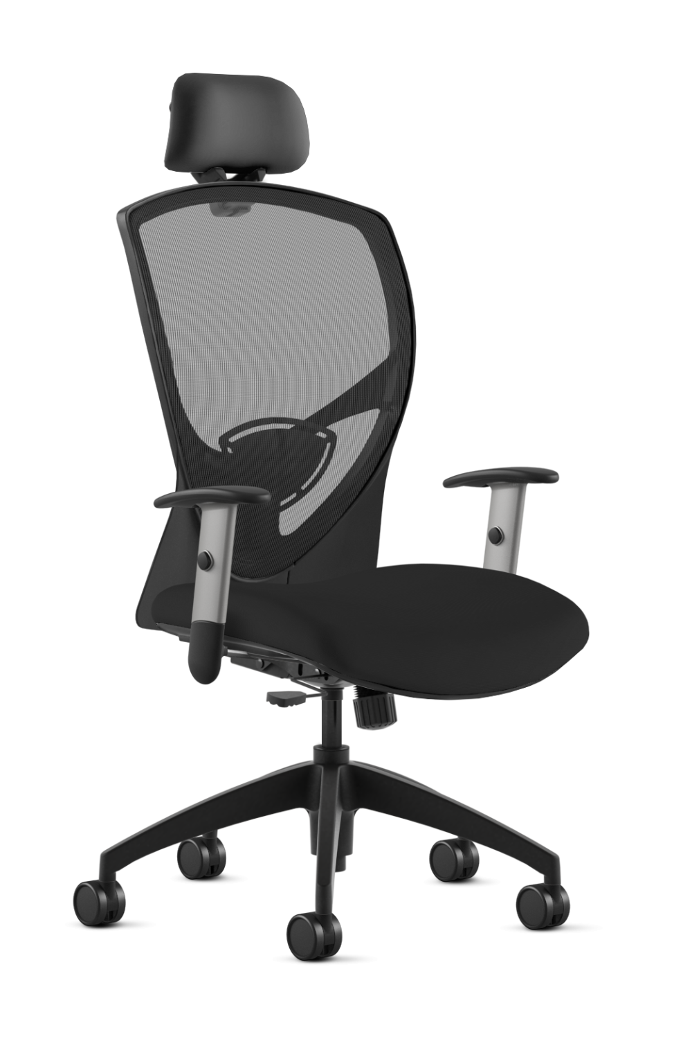 9 to 5 Theory 2180 High Back Ergonomic Office Chair with Adjustable Headrest & Seat Slider - Comfortable Task Chair for Long Hours Computer Work, Home Office & Gaming Setup