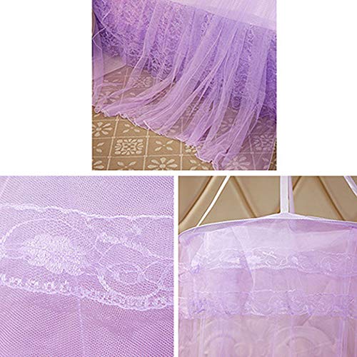 Bed Canopy Net with Stars - Easy Install Hanging Mesh Dome for Single, Queen & King Size Beds, Cribs & Hammocks | Romantic Bedroom Decor, Nursery Canopy, Boho Chic Home Decor