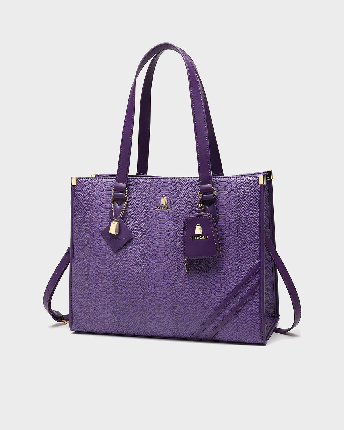 Apollo 1 Purple Tote Bag - Stylish & Durable Shopping Bag for Women, Beach, Groceries & Work Commute