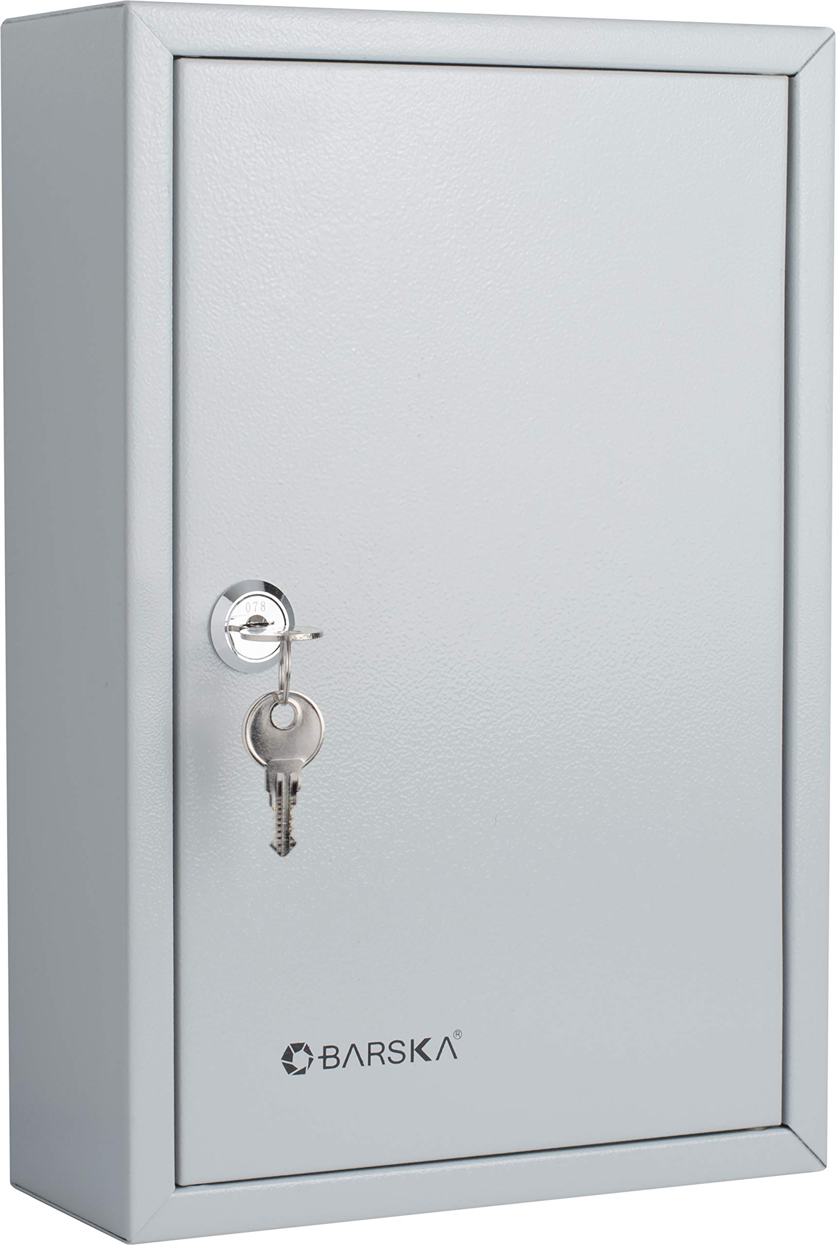 BARSKA Steel 40-Key Wall Safe - Secure Key Storage for Home & Office