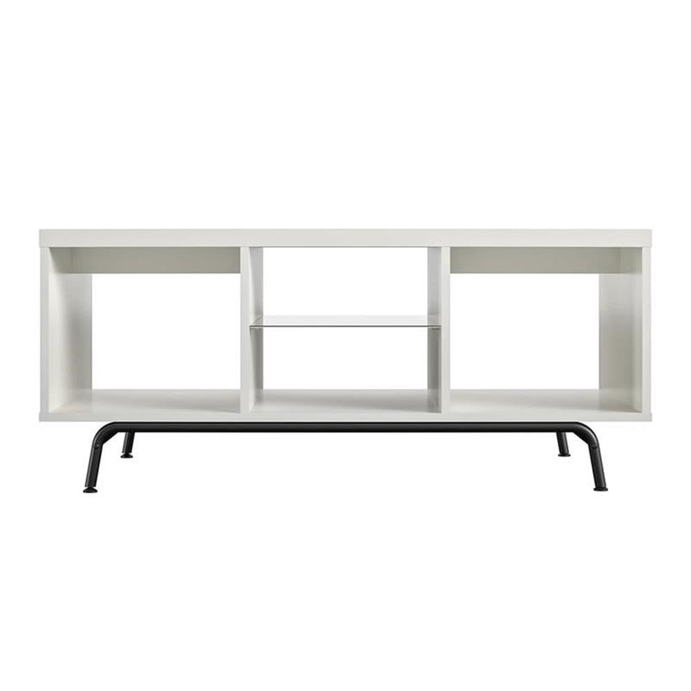 Ameriwood Home Melbourne White Coffee Table - Modern Living Room Furniture for Small Spaces, Home Decor, and Entertainment Centers