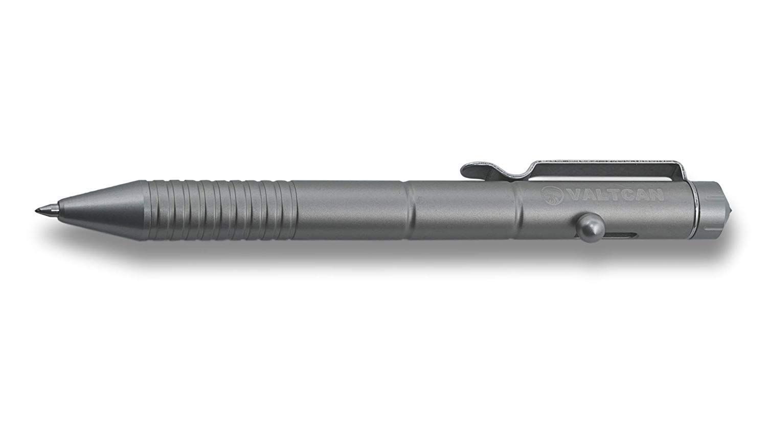 Valtcan Impel Titanium Bolt Pen - EDC Matte Space Grey Tactical Writing Tool for Outdoor, Office & Everyday Carry (EDC)