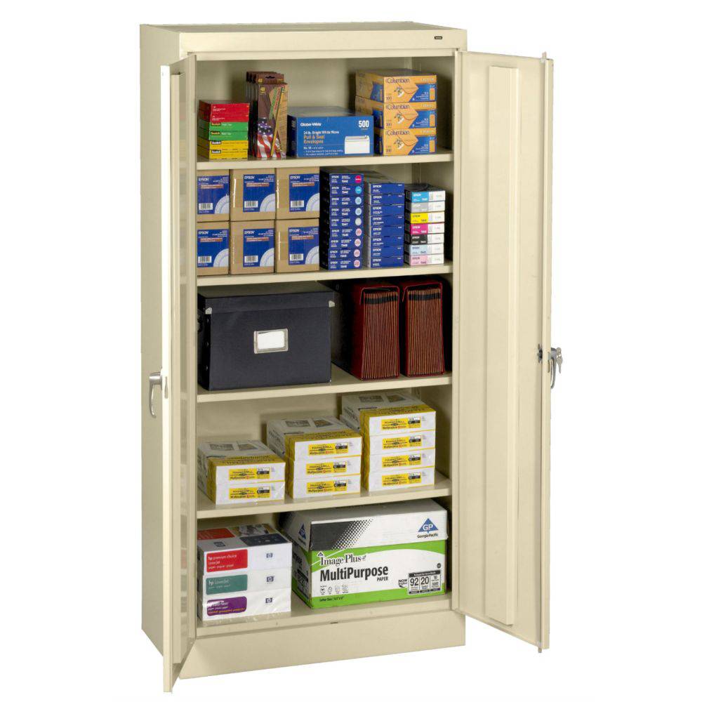 Heavy Duty 5.5' Tall Welded Steel Storage Cabinet - 36