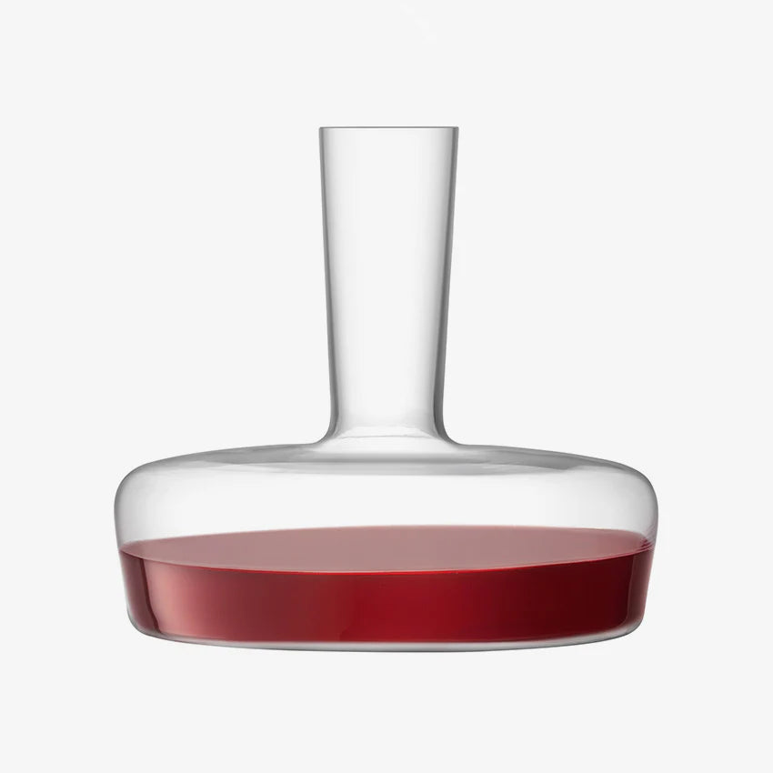 LSA Metropolitan Glass Carafe 2L - Elegant Water Pitcher with Lid for Home, Office & Entertaining - Perfect for Iced Tea, Lemonade & Beverage Serving