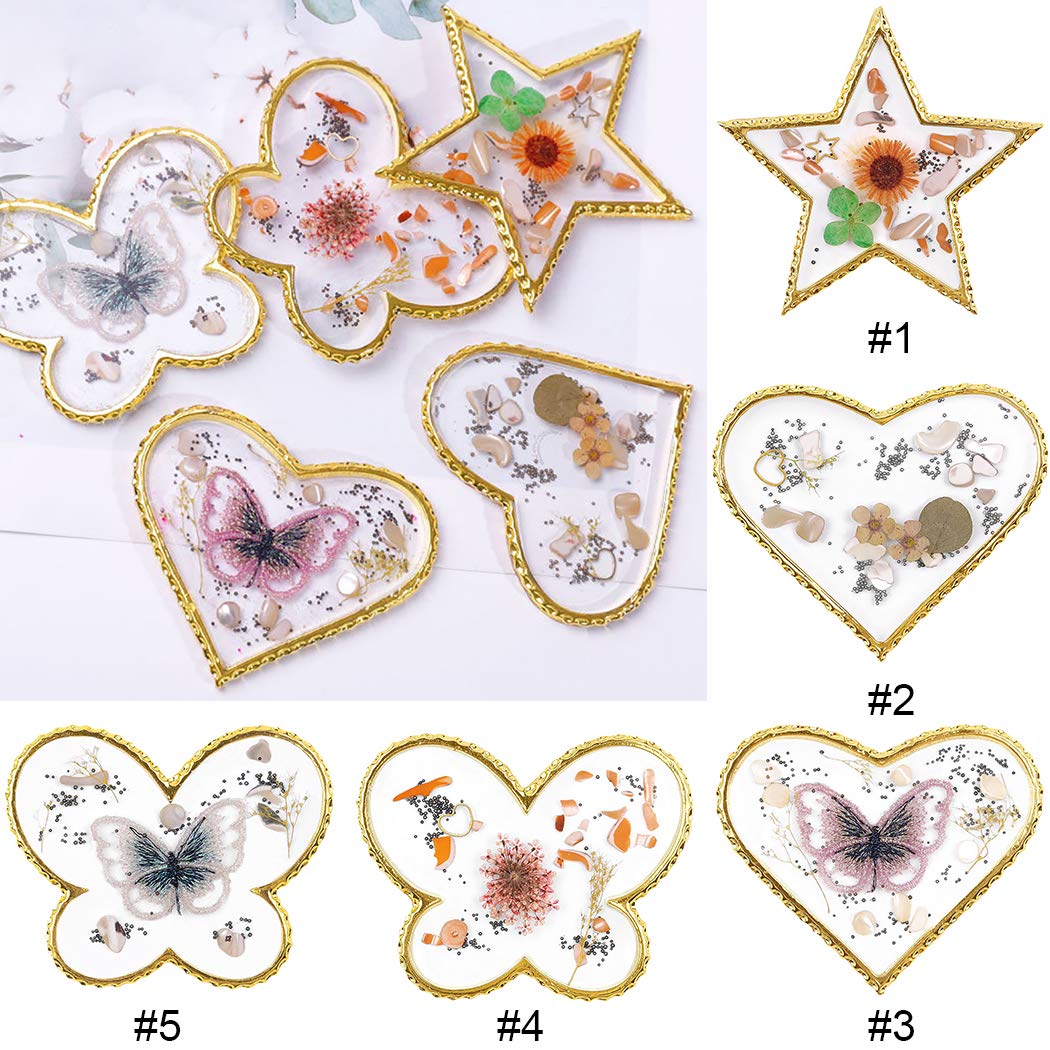 Legendog Nail Art Palette Display Board - Star Heart Butterfly Design Nail Mixing Palette for Nail Polish & Gel - Professional Nail Supplies for Salon & DIY Manicure - Perfect for Nail Artists, Beginners & Home Use