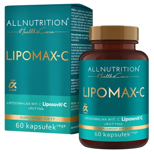 Allnutrition Lipomax C Fat Burner Supplement - 60 Vegan Capsules for Weight Loss & Energy Boost | Supports Metabolism & Healthy Lifestyle