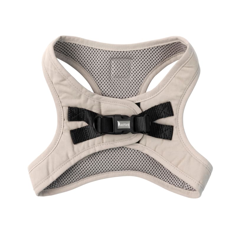 Fuzzyard Life Cotton Sandstone Dog Step-In Harness - Soft & Comfortable Pet Harness for Small to Large Dogs (6 Sizes) - Perfect for Walking, Training & Outdoor Adventures