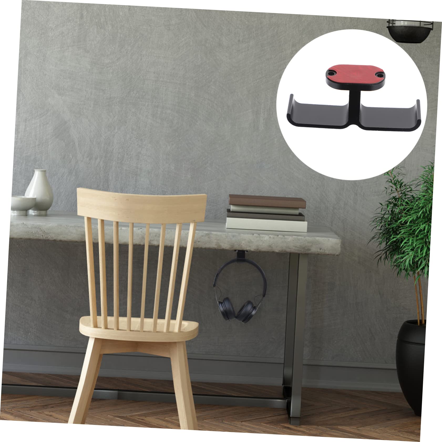 Uonlytech 2-Pack Headset Hanger - Adjustable Headphone Stand with Non-Slip Base, Desk Organizer for Gaming Headsets, Office Headsets, and VR Headsets - Perfect for Gamers, Streamers, and Home Office Setup