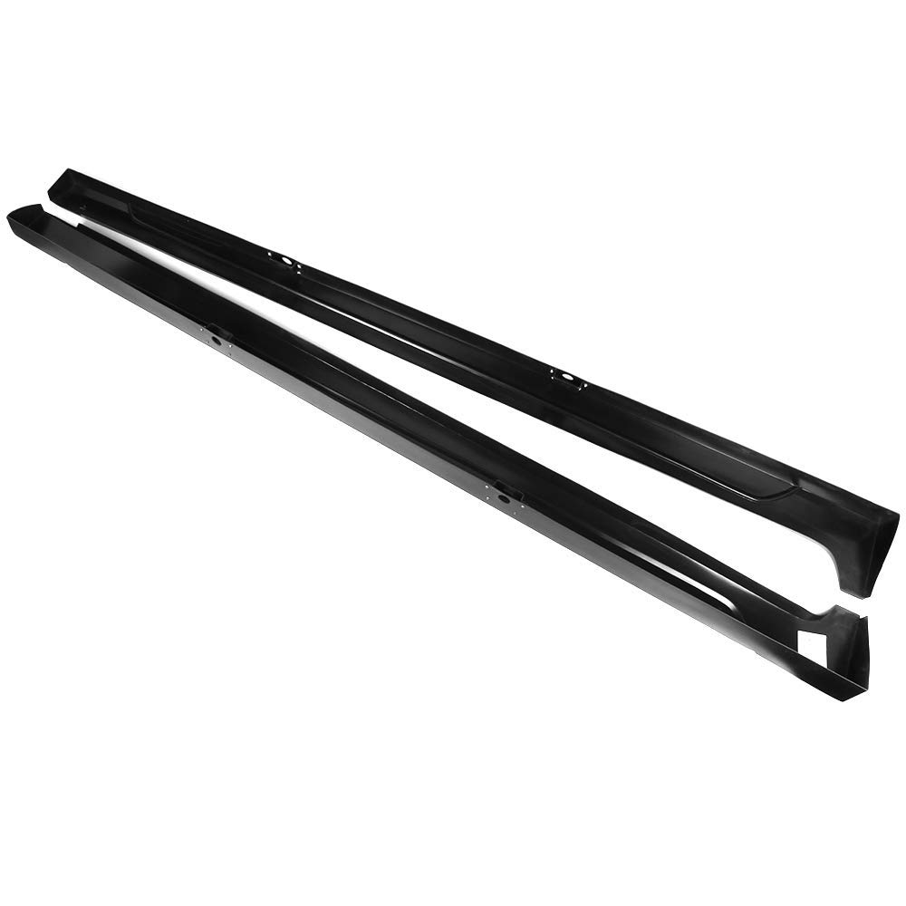 IKON Style PP Matte Black Side Skirts for 2018-2024 Toyota Camry - Durable Side Extensions & Line Protector by IKON MOTORSPORTS | Perfect for Car Customization & Body Protection