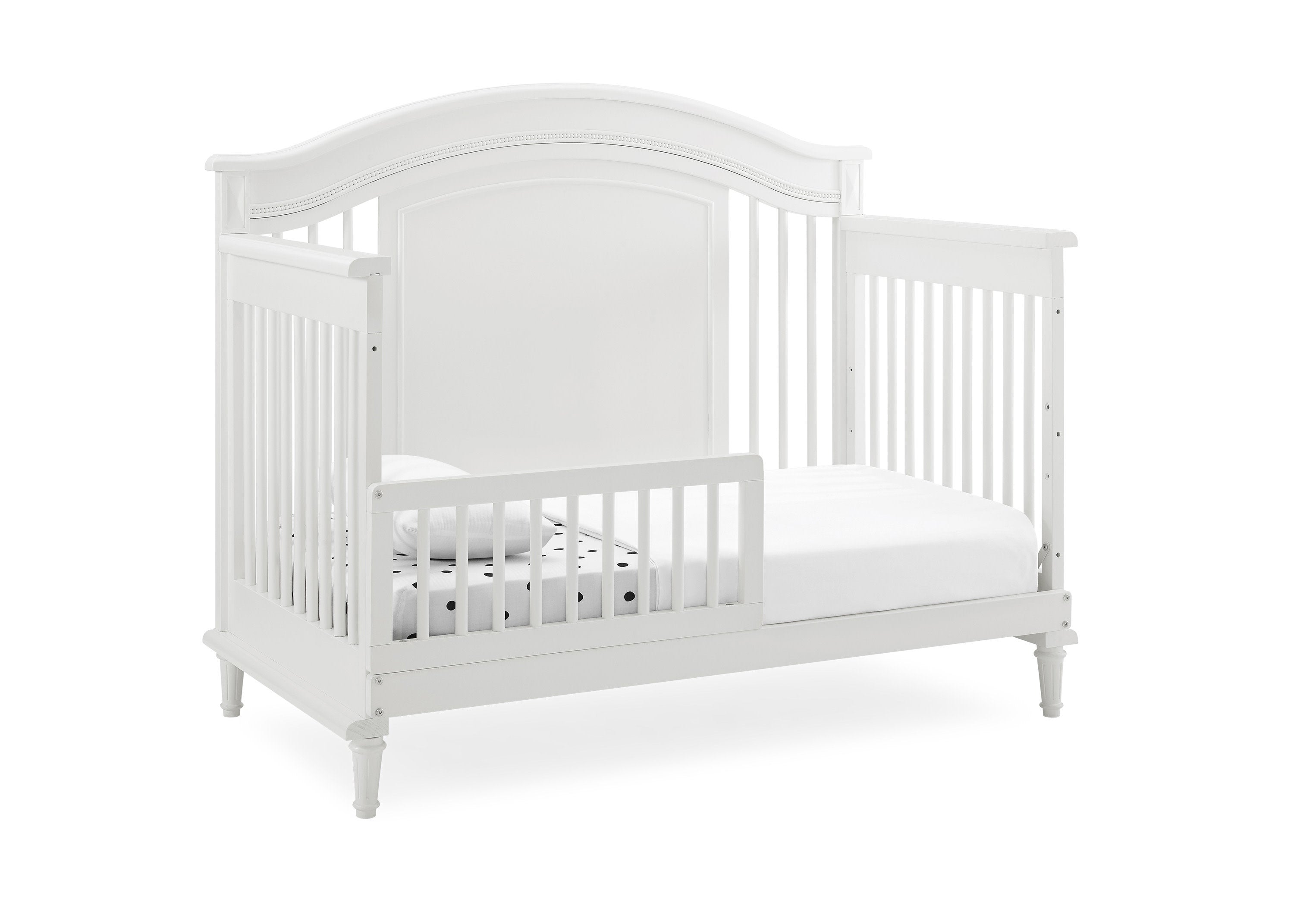 Juliette 6-in-1 Convertible Crib - Baby Crib to Toddler Bed, Daybed & Full Size Bed - Safe Nursery Furniture for Boys & Girls - Perfect for Newborns, Infants & Growing Kids