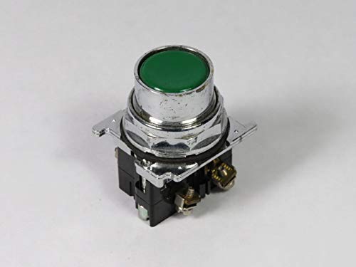 Cutler-Hammer 10250T103-3 Push Button Switch 2NC Flush Green Head - Industrial Control Panel & Machine Equipment Use