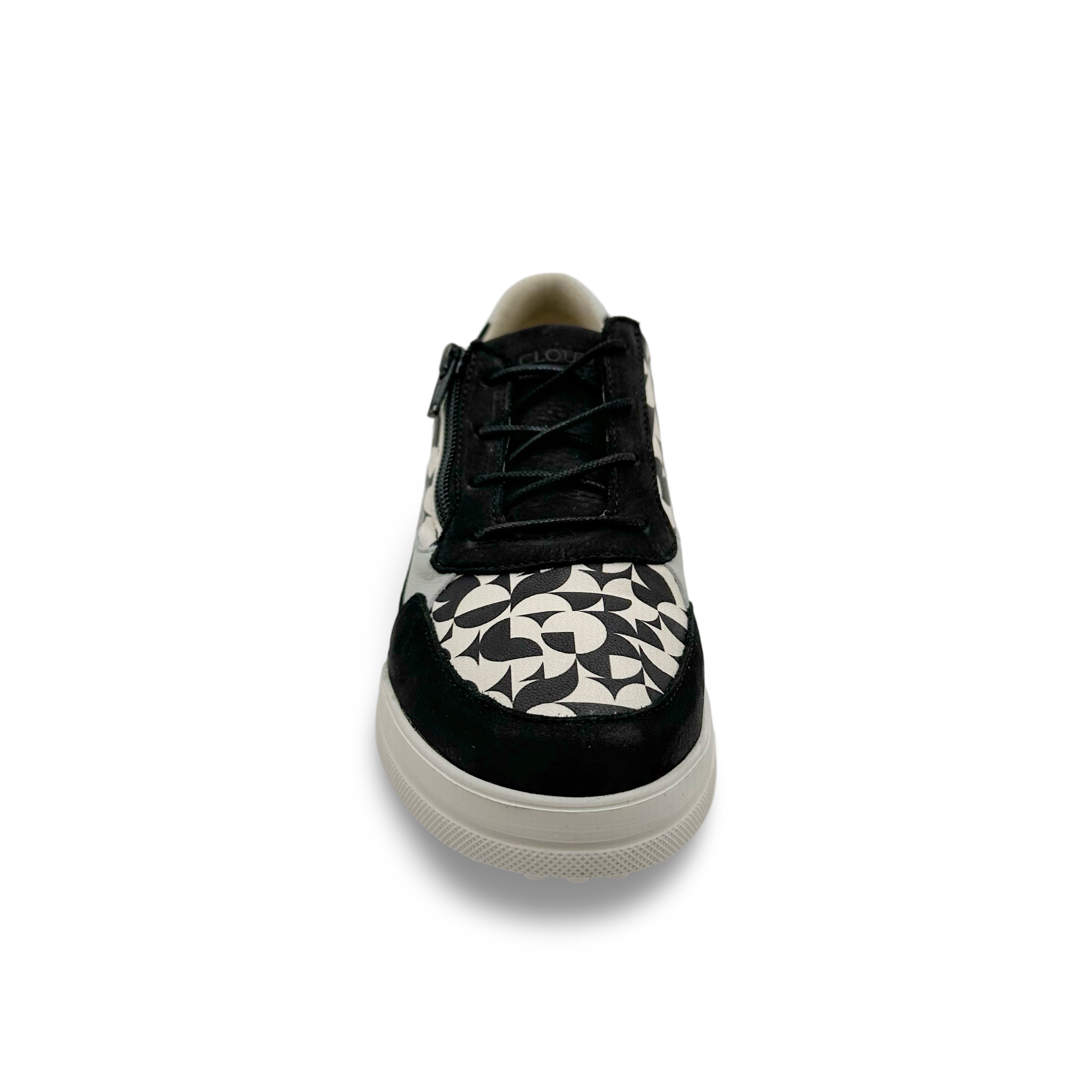 DAPHNE Black & White Sneakers for Women - Comfortable Casual Walking Shoes for Everyday Wear | Perfect for Running, Gym, and Outdoor Activities