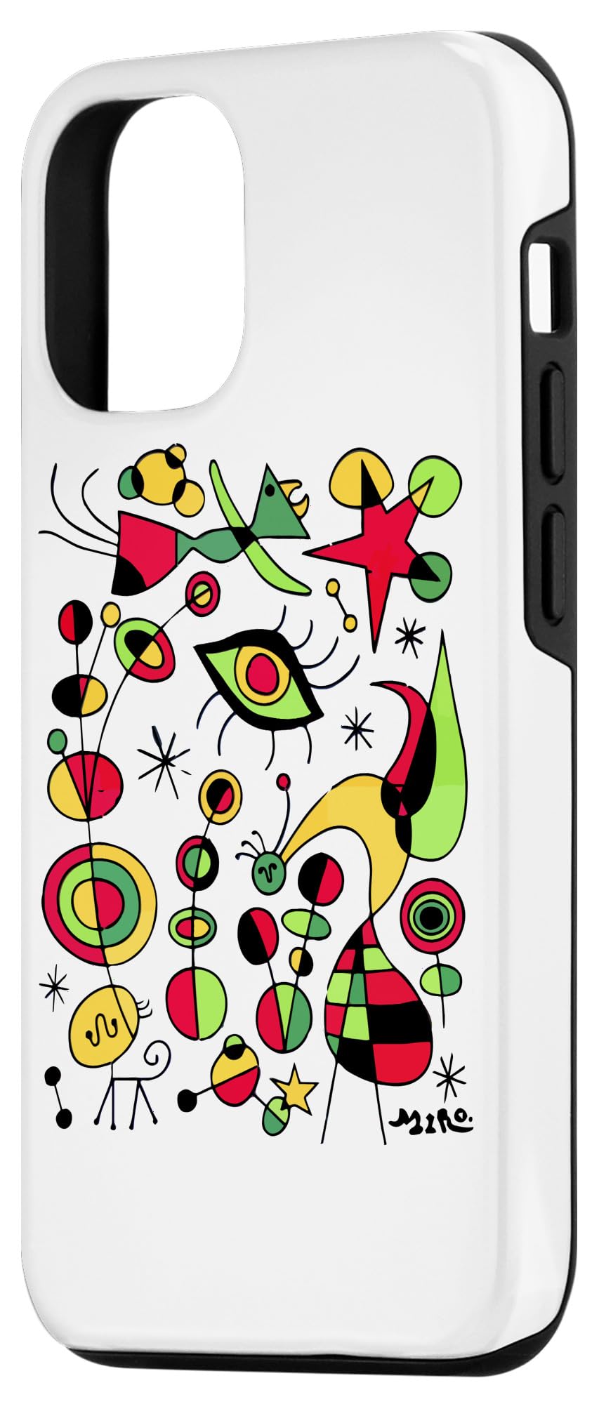 Colorful Fish (Peces de Colores) iPhone 12/12 Pro Case by Miro - Durable Protective Cover with Artistic Design for Everyday Use, Travel & Work