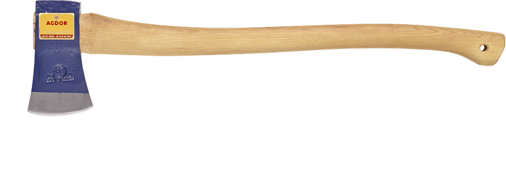 Agdor 2lb Felling Axe with 26-Inch Hickory Handle - Perfect for Camping, Wood Chopping, and Outdoor Survival