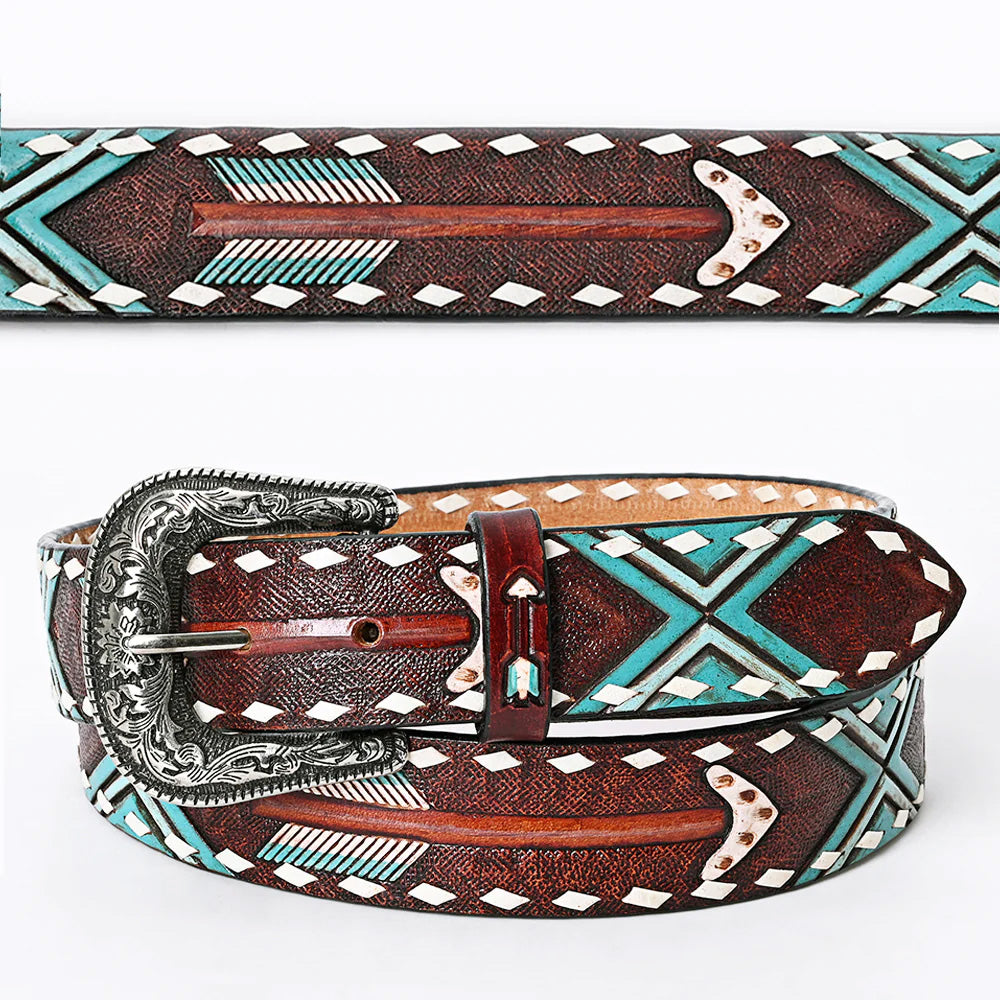American Darling Painted Arrow Belt - Stylish Western Leather Belt for Women | Perfect for Cowgirl Outfits, Country Concerts & Boho Fashion