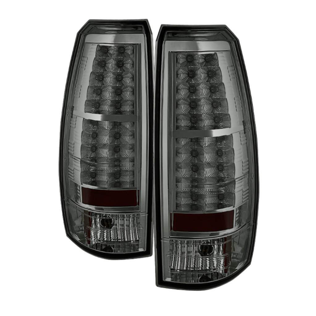 2007-2013 Chevy Avalanche LED Smoke Tail Lights Pair - Spyder ALT-YD-CAV07-LED-SM (5032485) | Durable & Stylish Upgrade for Night Driving & Custom Look