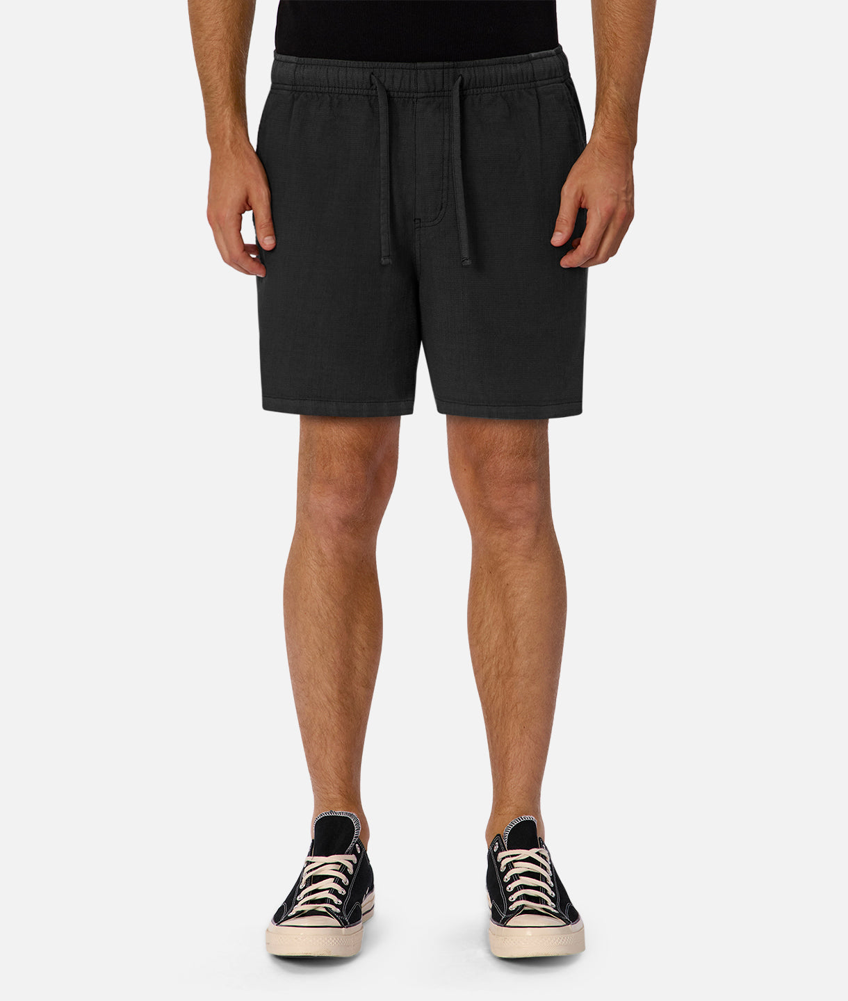 **Mallorca Shorts for Men - Black Casual Summer Shorts | Comfortable & Stylish for Beach, Travel & Outdoor Activities**