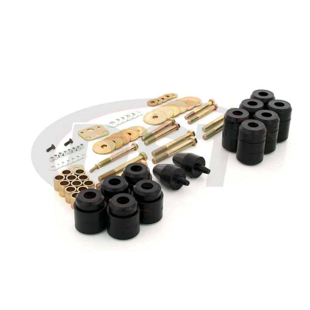 Energy Suspension Body Lift Kit 1in for Jeep Wrangler (1987-2006) - Black | 2.4108G | Off-Road Upgrade & Suspension Enhancement