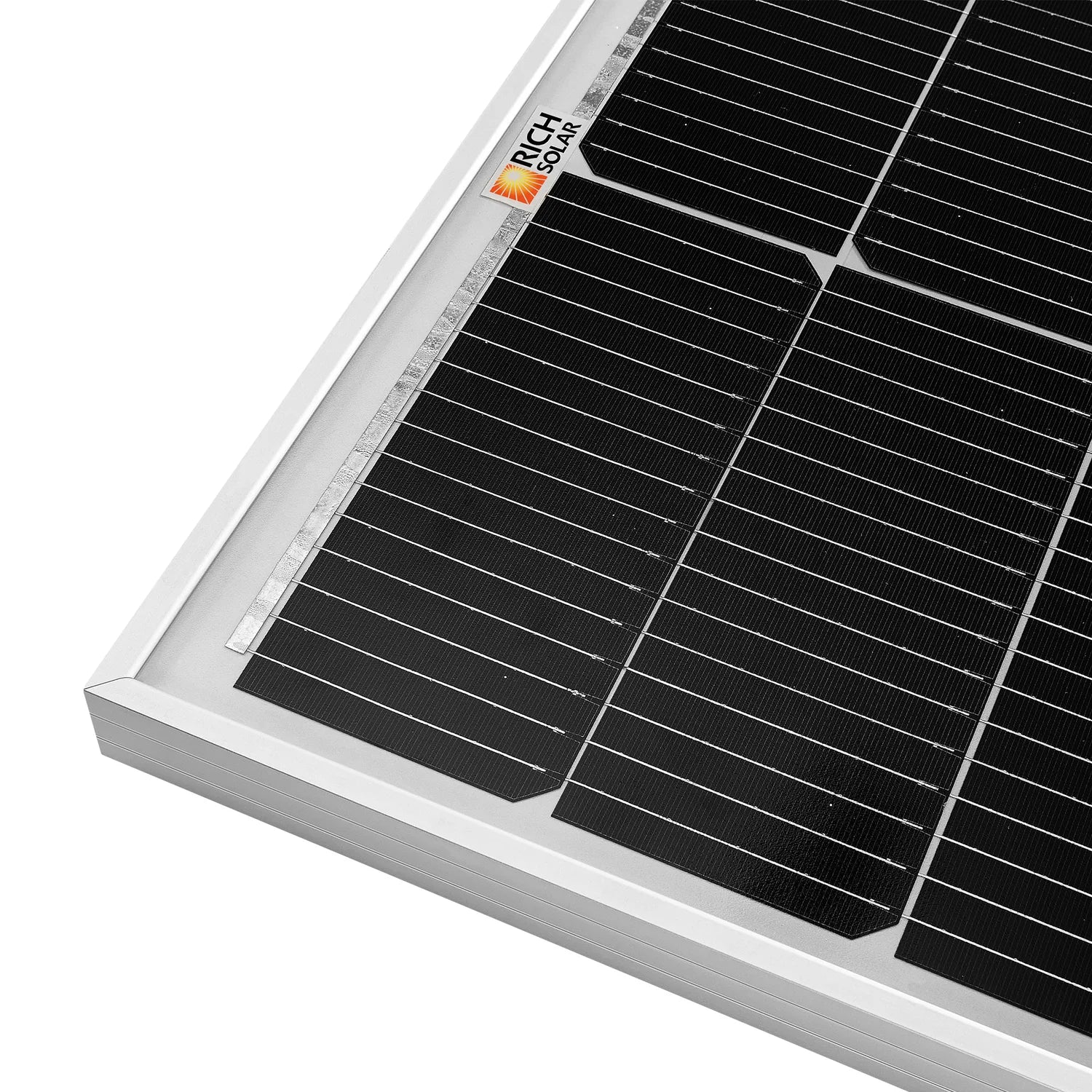 Rich Solar MEGA 100 Watt Slim Monocrystalline Solar Panel | High Efficiency Portable Solar Power for RV, Boat, Off-Grid & Emergency Use