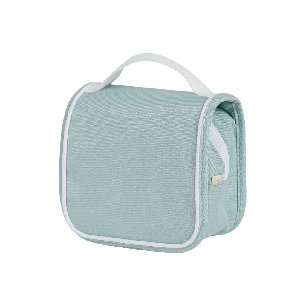 Olli Ella See Ya Washbag – Steele Blue Waterproof Travel Cosmetic Bag for Women & Men | Perfect for Toiletries, Makeup, and Travel Essentials | Great for Gym, Beach, and Vacation Trips