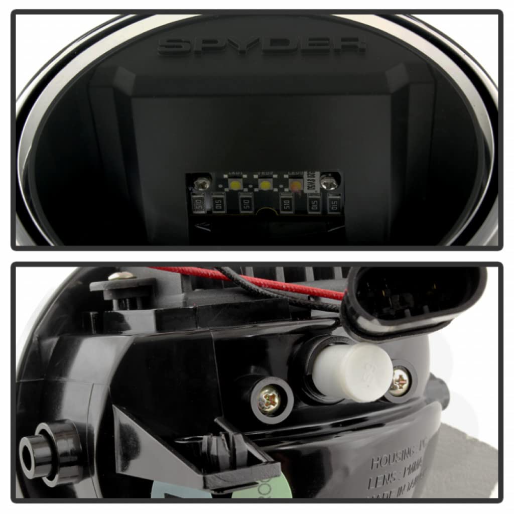 2009-2014 Ford F-150 LED Fog Lights Pair - Black Spyder FL-YD-FF-15009-LED-BK (5081070) | Durable Fog Lamps for Enhanced Night Visibility & Off-Road Driving