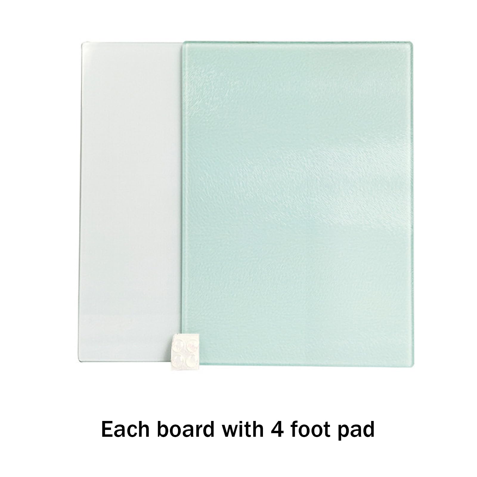 25PCS Sublimation Ready Tempered Glass Cutting Boards 280mm x 200mm - Heat Press Transfer Compatible with White Coating & Rough Surface for DIY Crafts, Home Kitchen Use, and Gift Making
