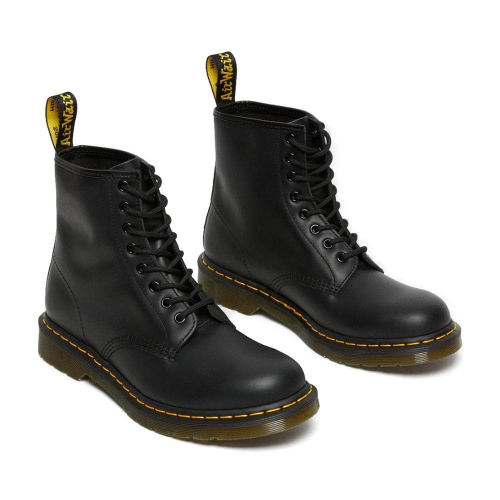 Original Dr. Martens 1460 Black Leather Boots for Men & Women - Classic 8-Eye Combat Boots, Durable & Comfortable - Perfect for Casual Wear, Work & Outdoor Adventures
