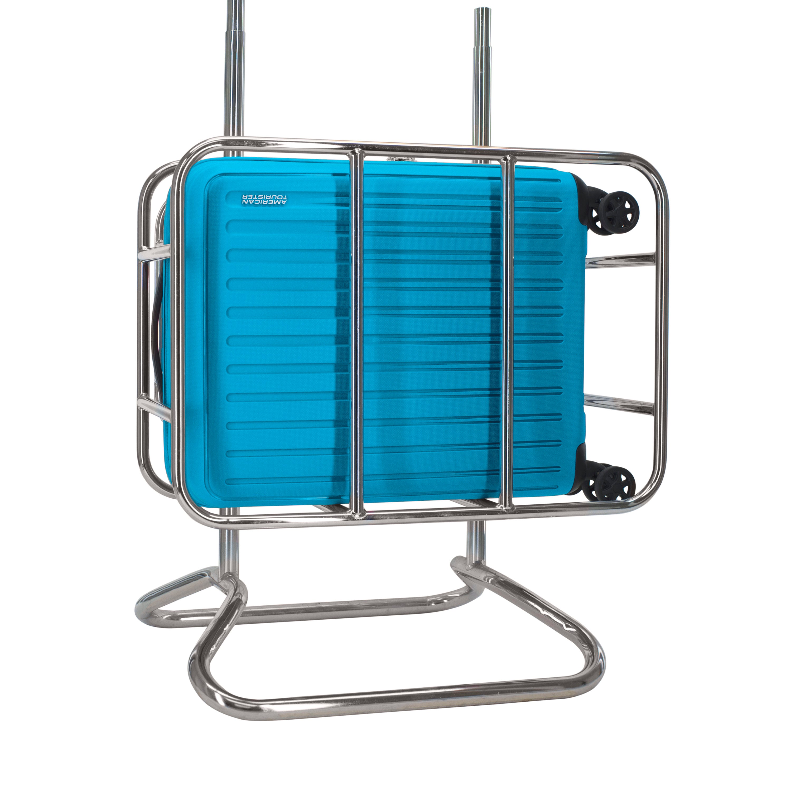 American Tourister Rejoy Spinner Expandable 3-Piece Luggage Set - Lightweight Hardshell Suitcase with 360° Wheels for Travel, Business & Vacation (Black)