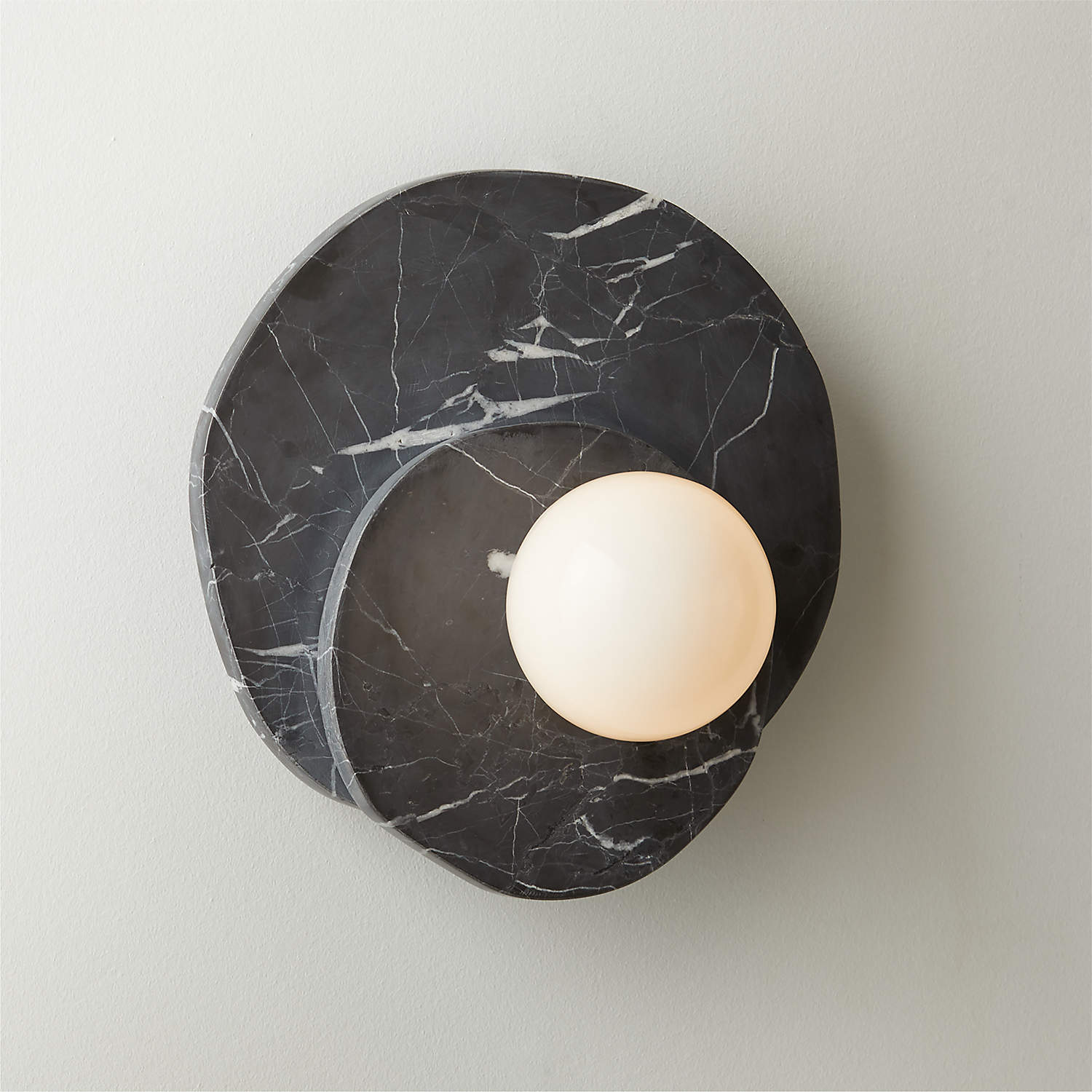 Astr Stone Wall Lamp - Modern LED Sconce Light Fixture for Bedroom, Living Room, and Outdoor Patio Decor