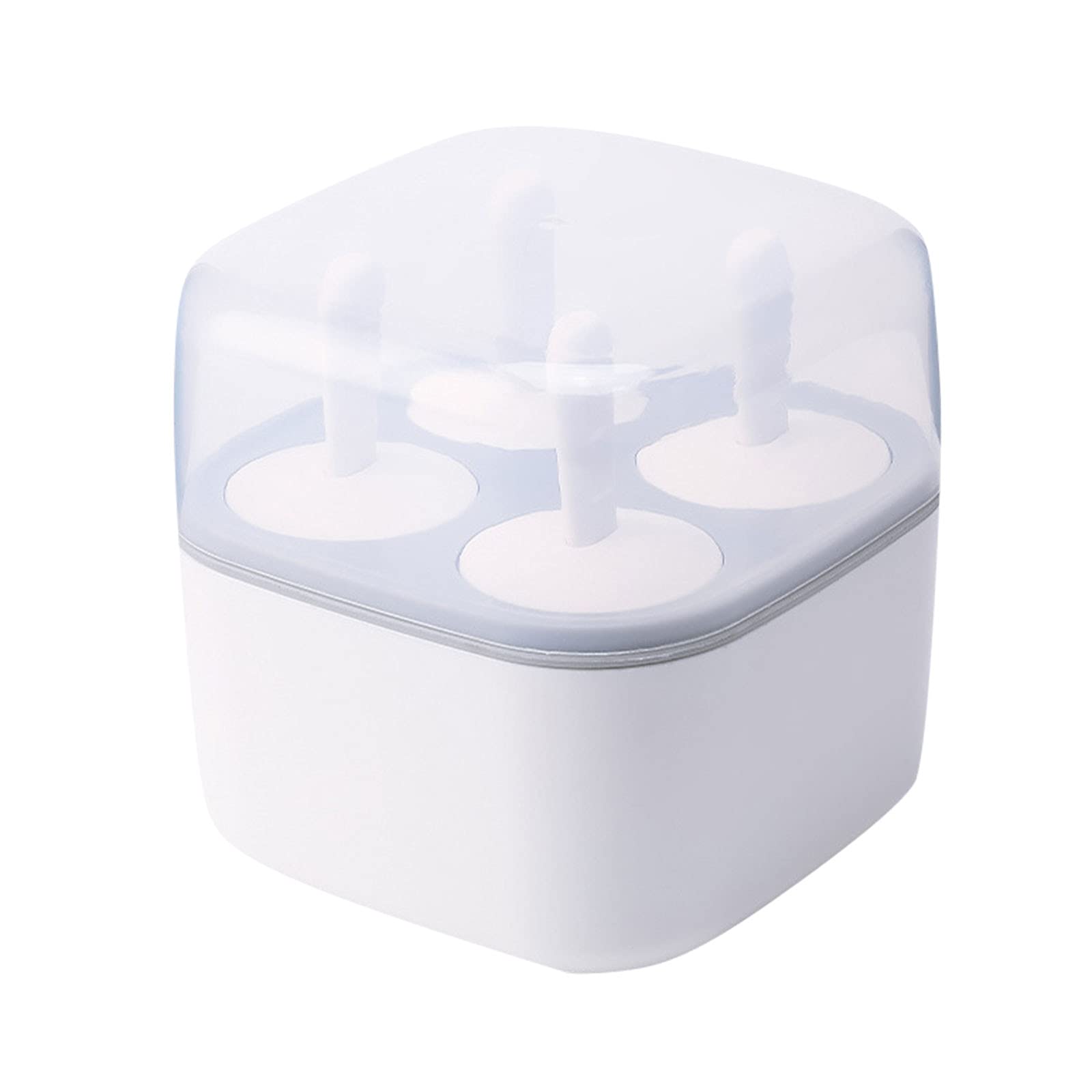 Premium Non-Stick Popsicle Molds & Lollipop Makers - Reusable Ice Cream Trays for Homemade Frozen Treats - Perfect for Summer Parties, Kids Snacks, and DIY Desserts (White, Standard Size)