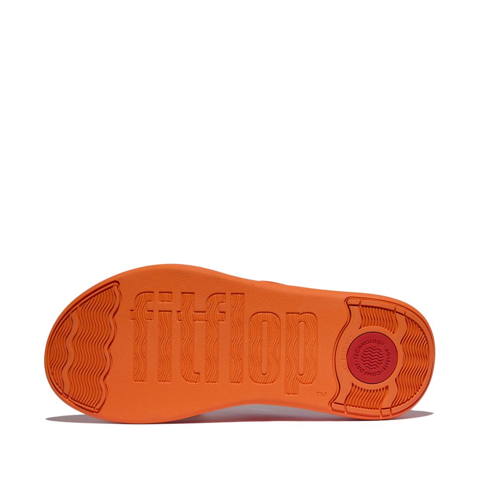 FitFlop F Mode Go Adjustable Flatform Sandals for Women - Comfortable Slip-On Summer Shoes with Arch Support | Perfect for Beach, Vacation & Casual Wear (Satsuma)