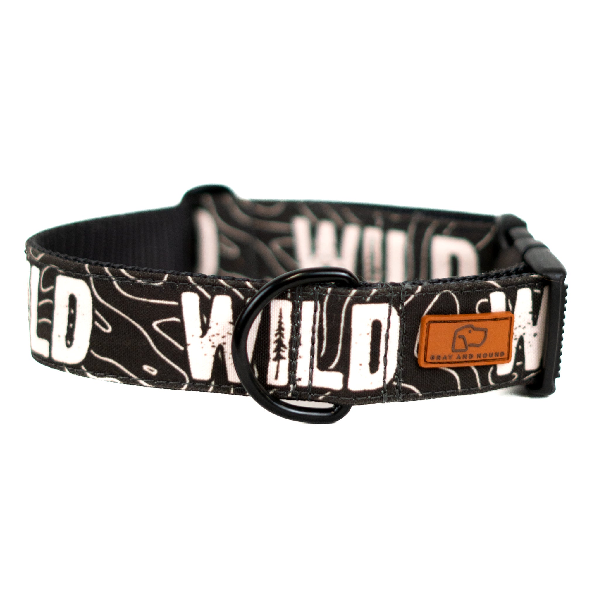 Topo WILD Dog Collar - Durable Nylon Reflective Pet Collar for Medium & Large Dogs - Perfect for Hiking, Camping & Outdoor Adventures