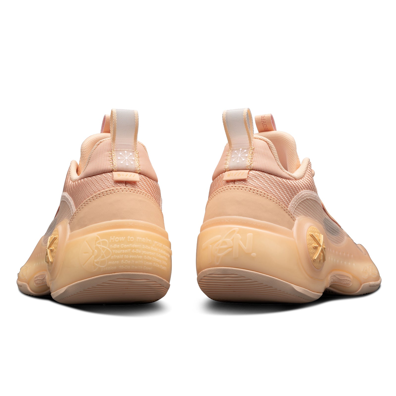 Way of Wade 10 Low Orange Basketball Shoes - Lightweight Performance Sneakers for Men | Perfect for Indoor/Outdoor Court Play & Streetwear Fashion